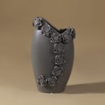 Flagga Ceramic Vase Decoration - Charcoal M - Image 4
