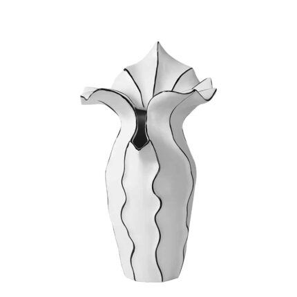 Pina Ceramic Vase Decoration - White