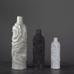 Blomma Ceramic Vase Decoration - Charcoal L - Image 4