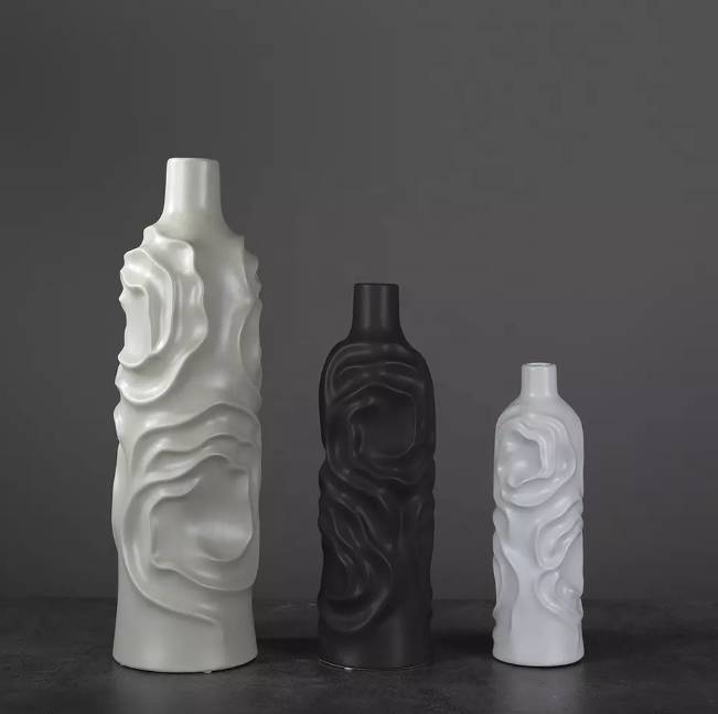 rug-1662696400733-1.jpeg.jpg Blomma Ceramic Vase Decoration - Charcoal L - Image 4