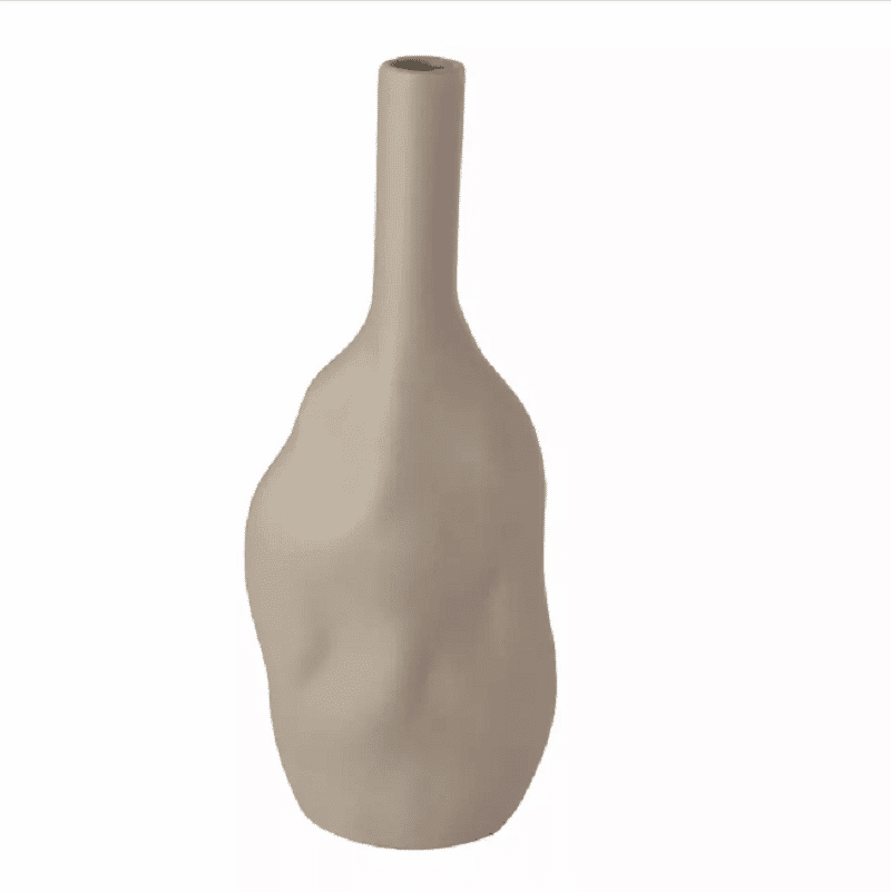 rug-1662696824198-4.png.png Urbanloft Home Karlek Ceramic Vase Decoration - Grey S - Image 1