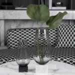 Rubens Tall Glass Decoration - Black