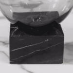 Rubens Tall Glass Decoration - Black - Image 5