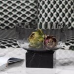 Rubens Wide Glass And Marble Decoration - Black - Image 2