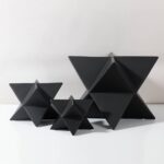 Urbanloft Home Estelle Ceramic Decoration - Black L - Image 2