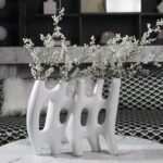 Mabel Ceramic Vase Decoration - White - Image 2