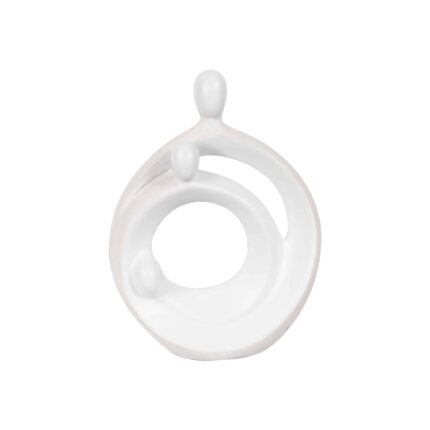 Sorella Ceramic Decoration - White M