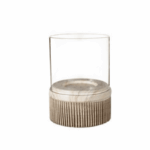 Urbanloft Home Lucien Ceramic Glass Candle Jar Decoration - L