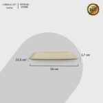 Urbanloft Home Rechteck Ceramic Plate Decoration