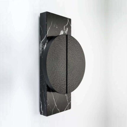 Urbanloft Home Faro Wall Lamp Black Marble
