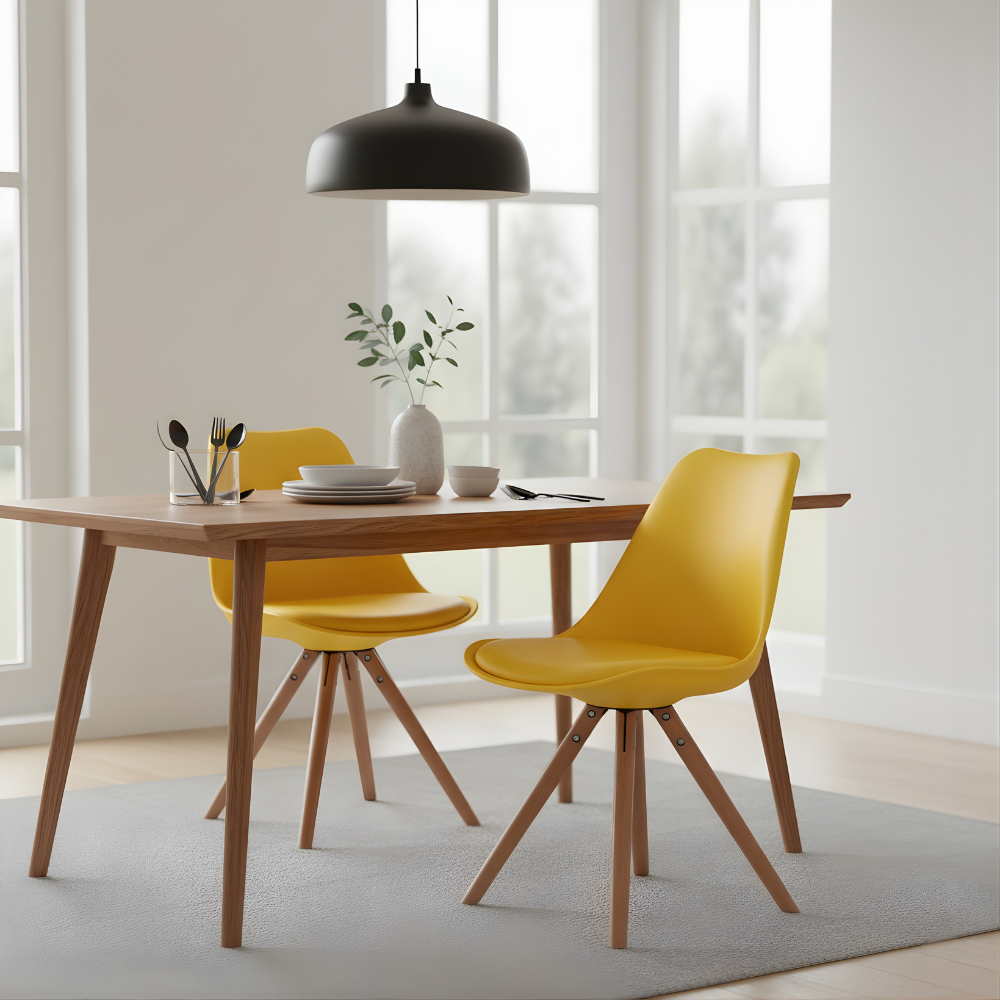 Etherra Cross Dining Chair – Modern Comfort for Inspired Use
