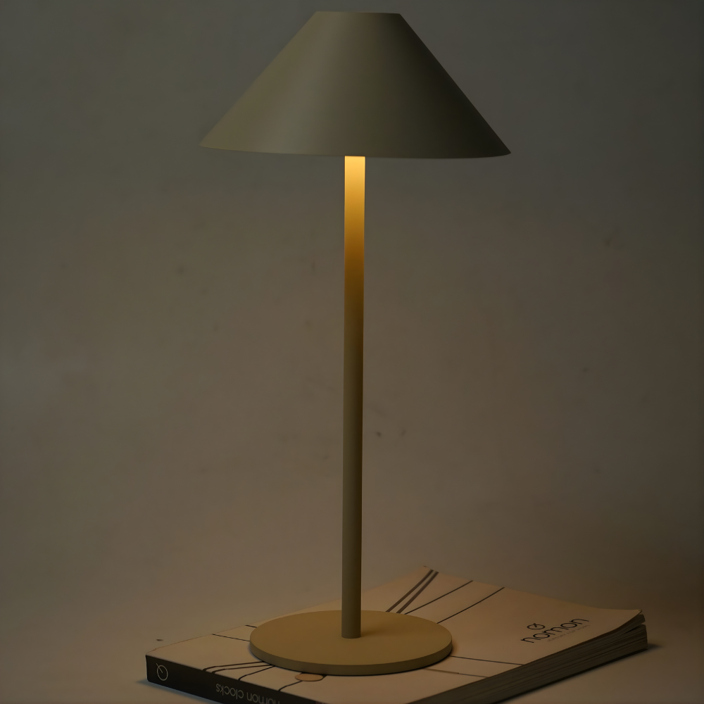 Pixa Table Lamp Cream - Elegant Portable LED Light for Home