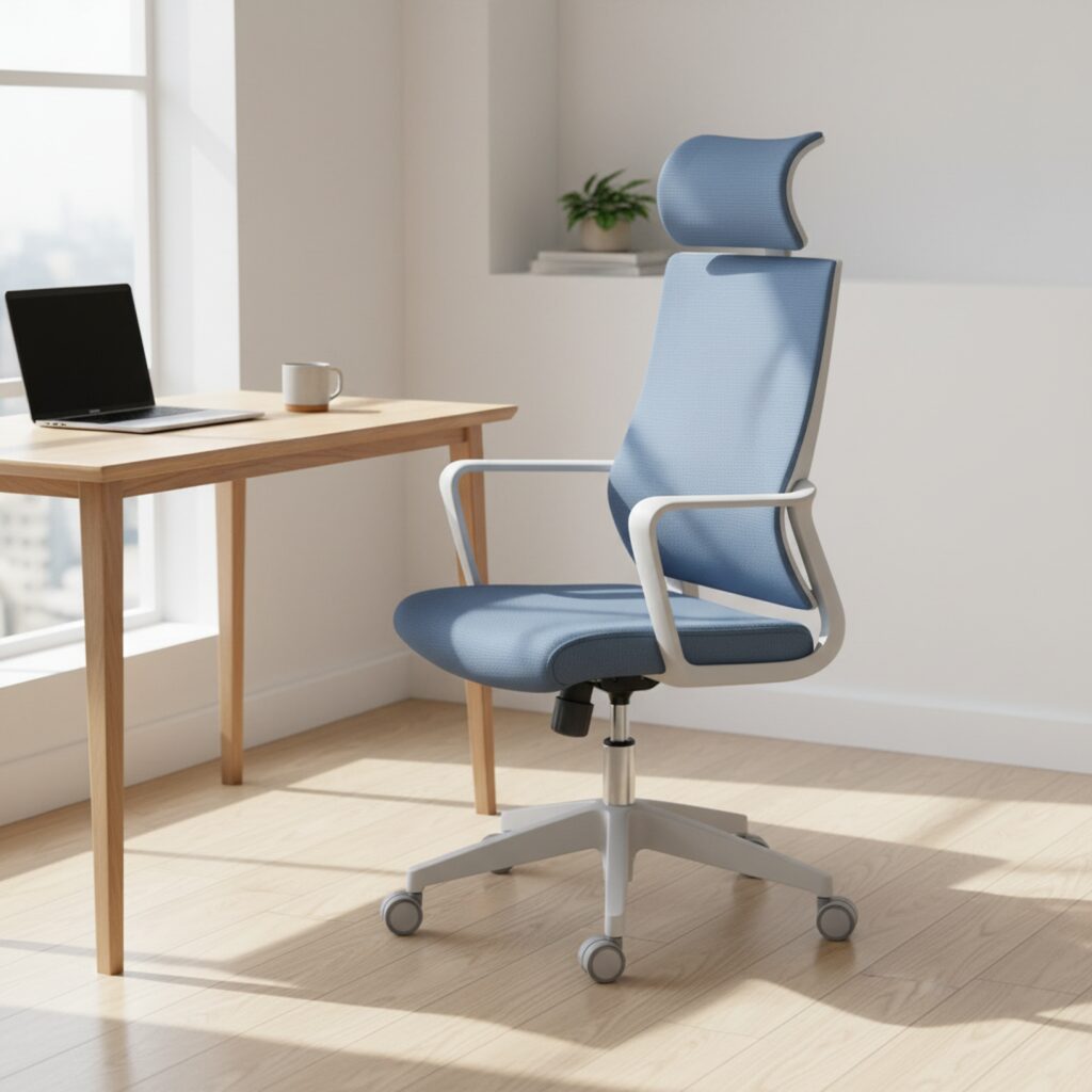 wmremove-transformed-2-8.jpg Stryv Headrest Grey Frame Office Chair – Ultimate Ergonomic - Image 2