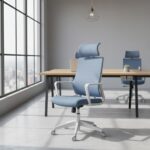 Stryv Headrest Grey Frame Office Chair – Ultimate Ergonomic - Image 3