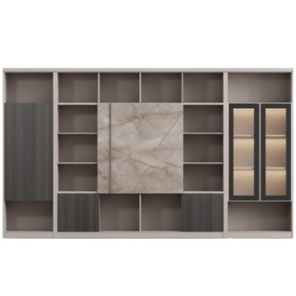 Lumewall Vista Rak Buku – Penyimpanan Modern Memukau