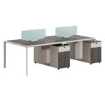 Strivon Desk 4-Seat ? Ultimate Elegant Workspace Upgrade