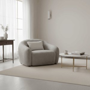 Halesia 1S Sofa – Chair Bersantai yang Mewah dan Elegansi. 