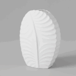 Urbanloft Home Bianca Ceramic Vase Decoration - Image 2