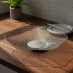 Giacinta Piring Metal – Piring Premium Elegan untuk Dekorasi - Gambar 3