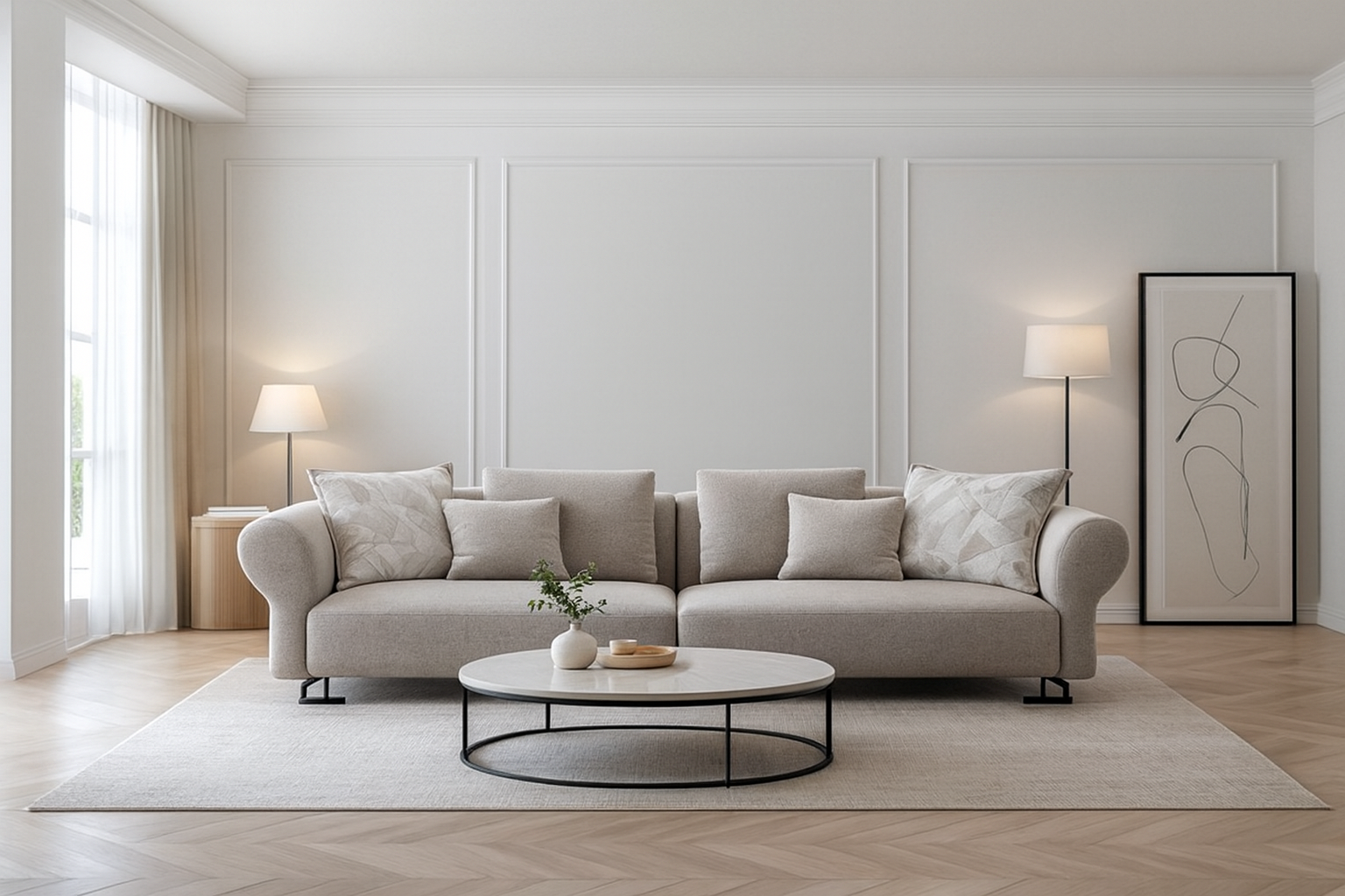 Whispa 2SLA Sofa – Elegansi yang Tidak Lekang oleh Waktu.