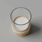 Urbanloft Home Lucien Ceramic Glass Candle Jar Decoration - L - Image 2