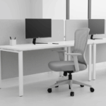 Luxform Basic Office Chair – Desain Ergonomis Cerdas - Gambar 2