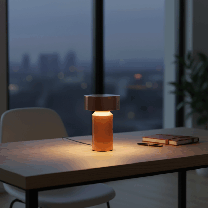 Monocyl Table Lamp – Cahaya Minimalis yang Menakjubkan