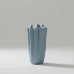 Romolo Tall Grey – Vas Dekorasi Superior untuk Ruang Anda - Gambar 2