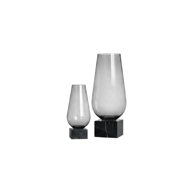 Rubens Tall Gelas Dekorasi Hitam – Dekorasi Interior Modern