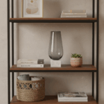 Urbanloft Home Rubens Tall Glass And Marble Decoration - White - Image 3