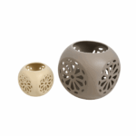 Stern Wide Wadah Lilin Keramik – Solusi Cahaya Sempurna