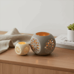 Stern Wide Wadah Lilin Keramik – Solusi Cahaya Sempurna - Gambar 5