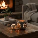 Stern Wide Wadah Lilin Keramik – Solusi Cahaya Sempurna - Gambar 6