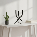 Wronki Dekorasi Logam – Patung Logam Modern Rumah Elegan - Gambar 2