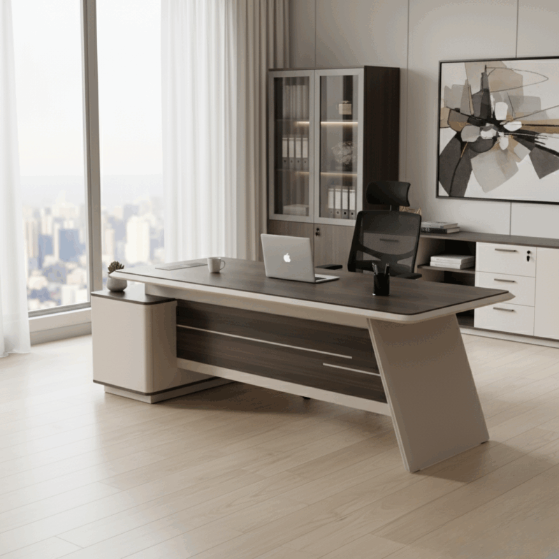 Colonade Table Kantor 2.4 — Kemewahan yang Tahan Lama