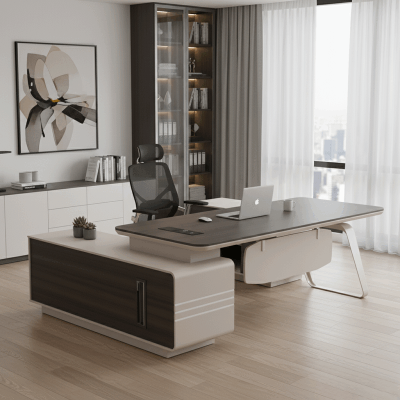 Spantrace Table Kantor 2.4 – Kenyamanan Elite dan Gaya Abadi