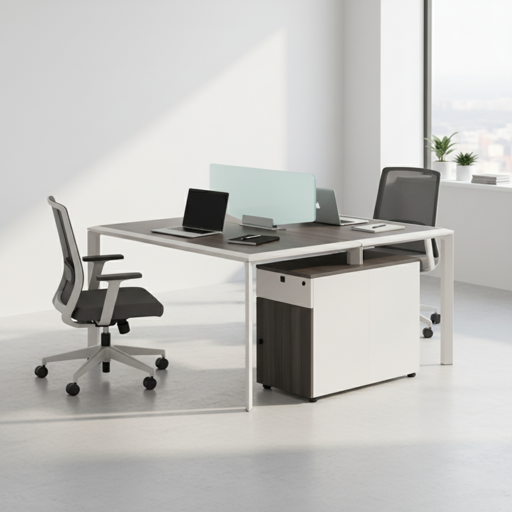 Strivon Table 2 Chair – Esensial Kerja Modern yang Eksklusif