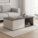 Zevra Persegi Panjang Coffee Table 1.2 – Kemewahan Modern - Gambar 2