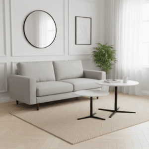 Triline Coffee Table – Ruang Kemewahan Modern & Desain Abadi.
