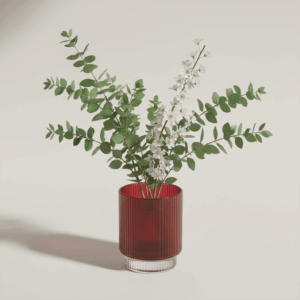 Aroha B Red Vas Kaca – Elegan dengan Aura Mempesona - Gambar 2