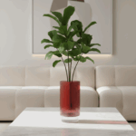 Aroha C Red Vas Kaca – Elegan & Berkelas untuk Dekor Ruang - Gambar 3