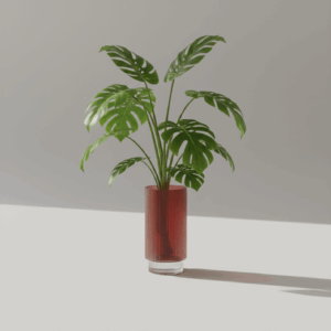 Aroha C Red Vas Kaca – Elegan & Berkelas untuk Dekor Ruang - Gambar 2