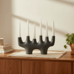 Balboa Tempat Lilin Hitam – Ornamen Modern yang Menawan - Gambar 7