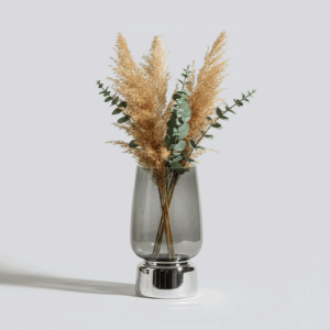 Binz A Chrome Vas Kaca – Sentuhan Elegan dan Mengagumkan - Gambar 2