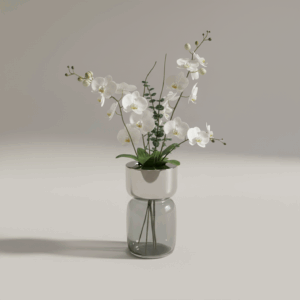 Binz B Chrome Vas Kaca – Solusi Home Decoration Spektakuler - Gambar 2