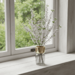 Binz B Gold Vas Kaca – Elegan & Megah untuk Dekor Ruang - Gambar 3