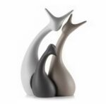 Lumaca Patung Kecil Coklat – Lumaca Patung Sedang Abu-Abu