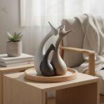 Lumaca Patung Sedang Abu-Abu – Home Decoration Eksklusif - Gambar 3