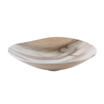 Sacha White Piring Keramik – Sentuhan Superior Rumah