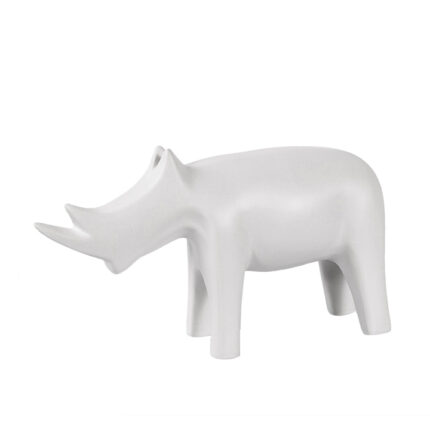 Rhino Patung Keramik – Dekorasi Rumah yang Mengagumkan
